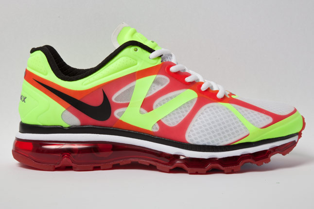 Nike Air Max 2012 White Red Volt 2
