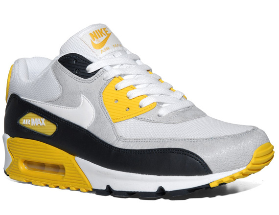 Nike Air Max 90 Grey White Black Maize January 2012 4