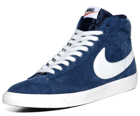 Nike Blazer High Suede Obsidian White 2