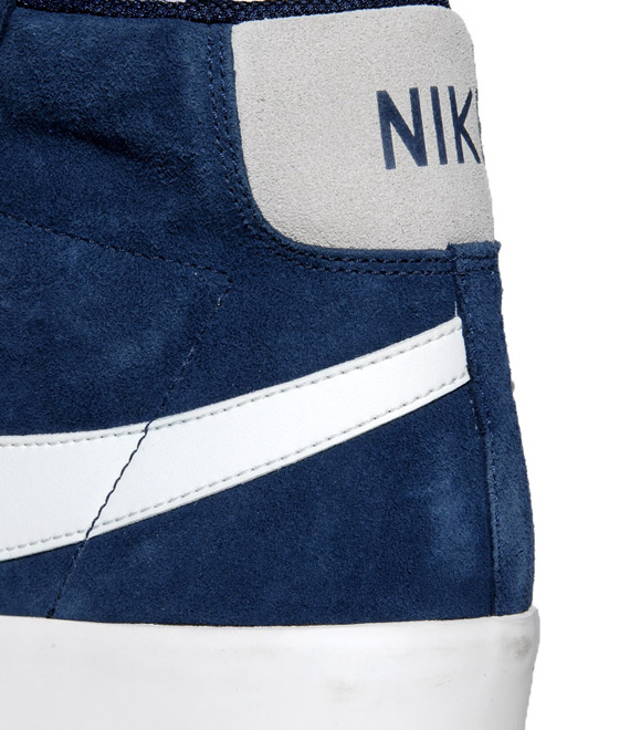 Nike Blazer High Suede Obsidian White 5