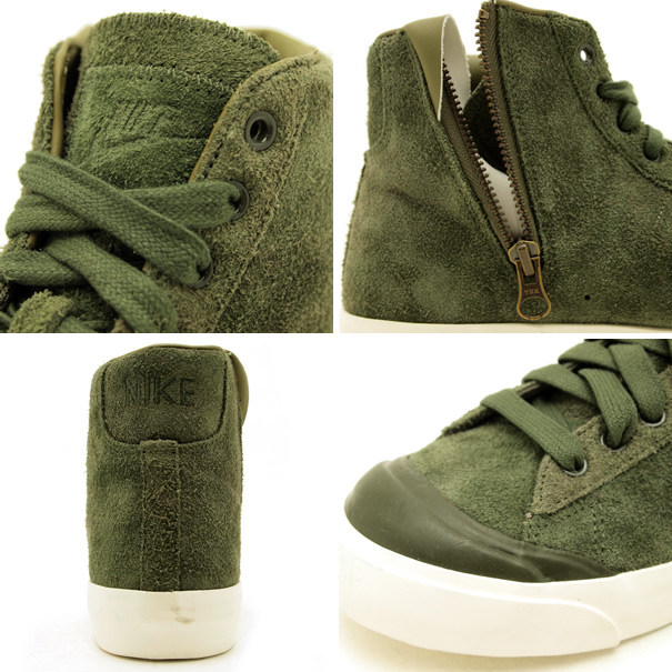Nike Blazer Mid Ab Olive White 3
