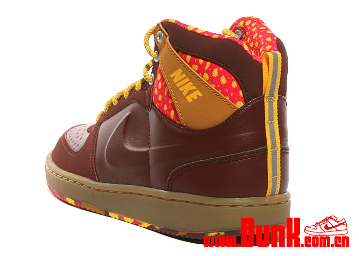 Nike Wmns Convention High Jp Oxen Brown Scarlet Fire Brn 3