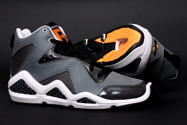 Reebok Kamikaze Iii Grey Black Orange 6