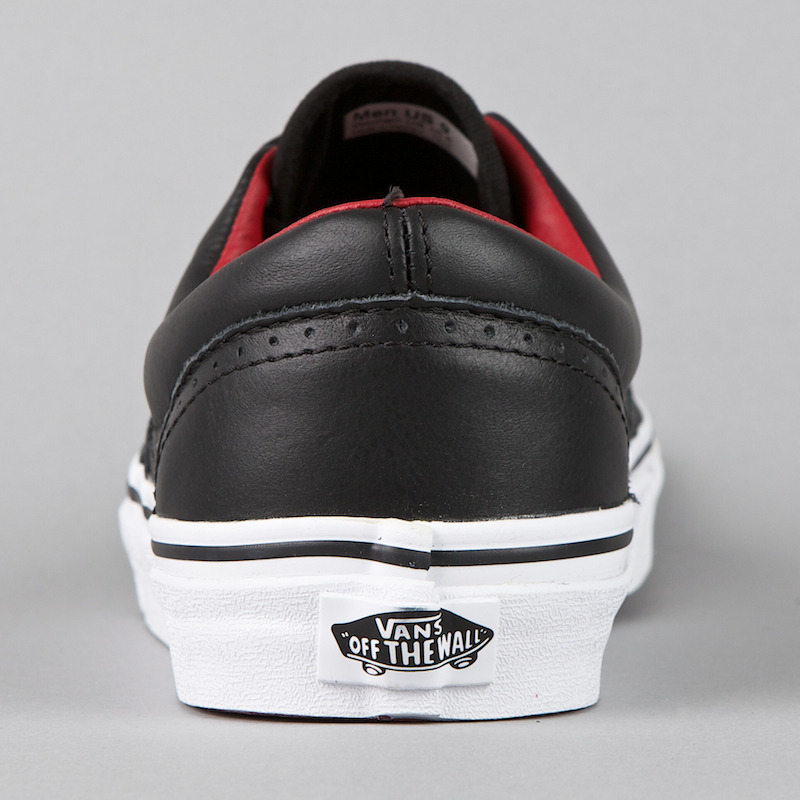 Vans Era Wingtip Black Red White 6