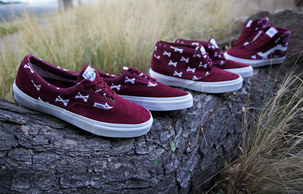 Wtaps Vans Syndicate Burgundy Bones Pack 2