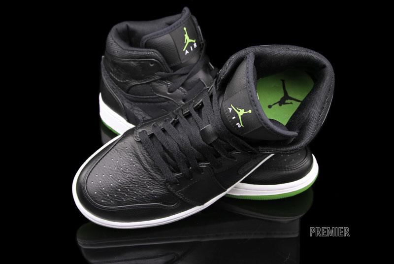 Air Jordan 1 Phat Black Action Green Available 04