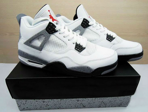 Air Jordan 4 White Cement Grey New Photos 3