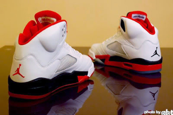 Air Jordan V Black White Red Sample Ebay 7