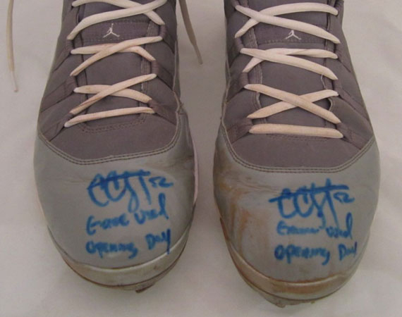 Air Jordan XI ‘Cool Grey’ – C.C. Sabathia’s Opening Day 2010 Cleats