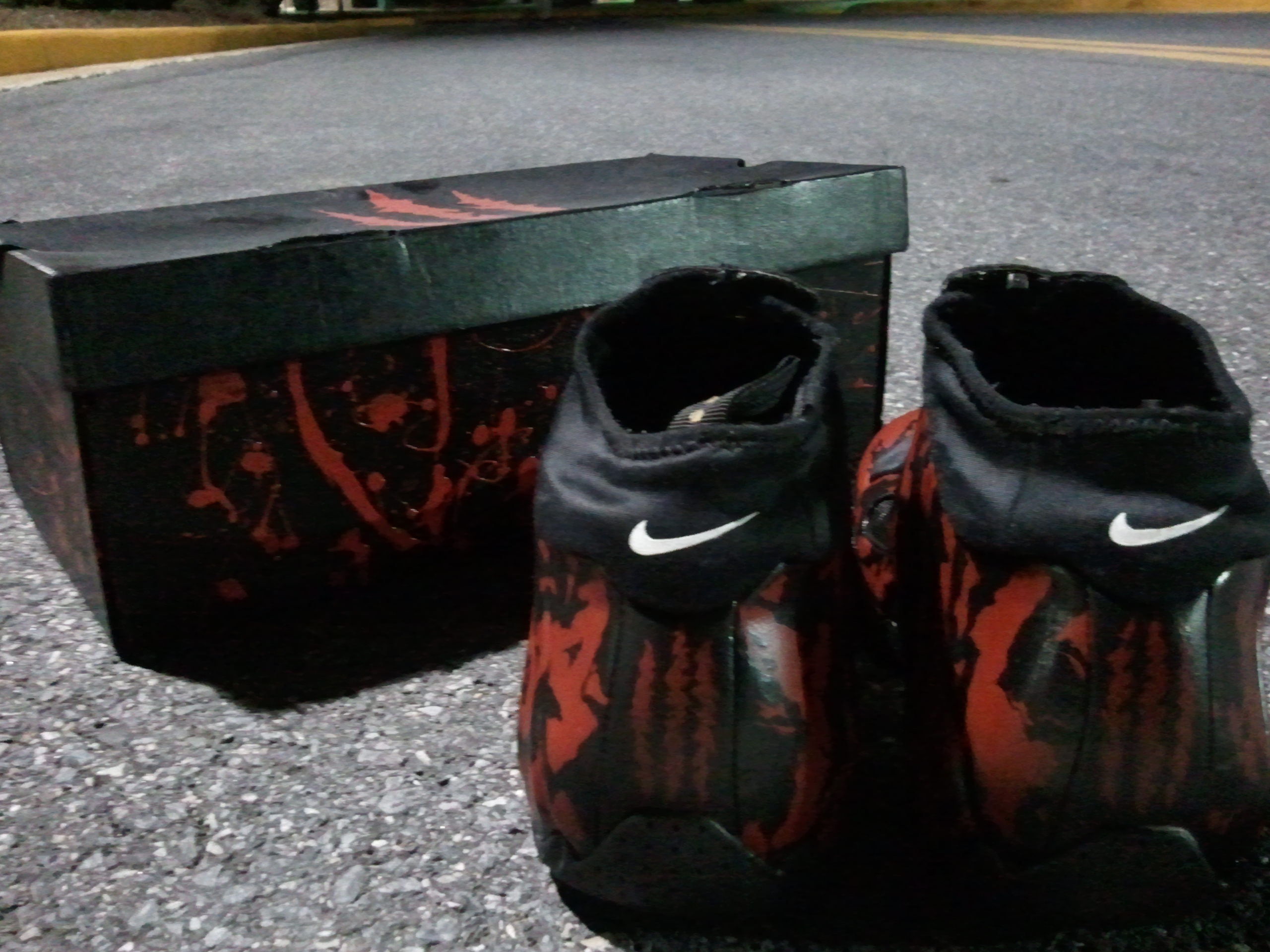 Nike Air Flightposite Carnage Customs Jonathan Carrington 04