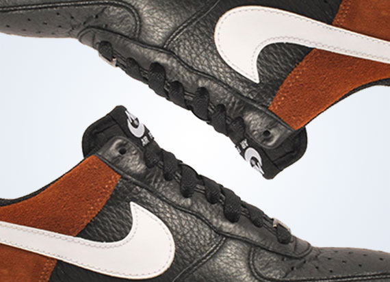 Nike Air Force 1 Low - Black - Brown - White
