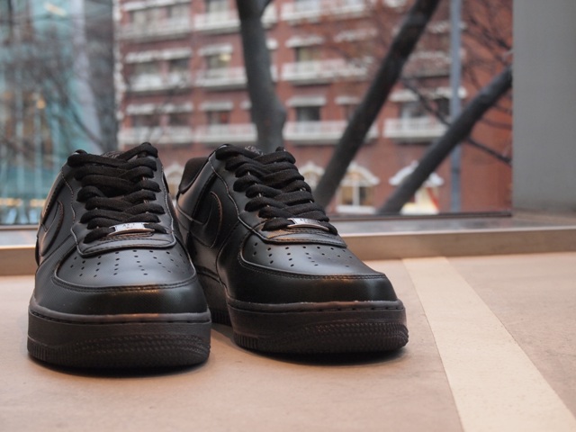 Nike Air Force 1 Low Black Dark Grey Heather 3