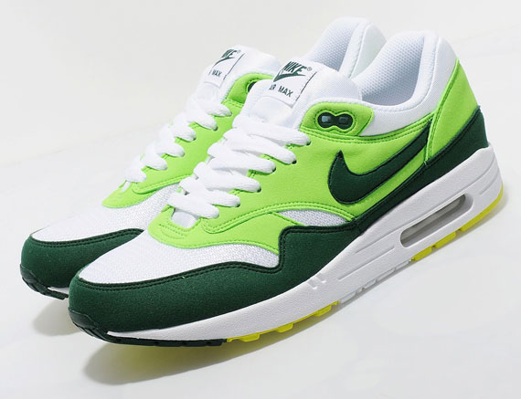 Nike Air Max 1 White Green Yellow Size 6