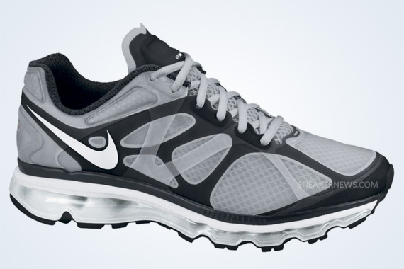 Nike Air Max 2012 Wolf Grey White Black 2
