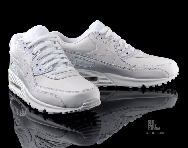 Nike Air Max 90 Premium White Leather 02