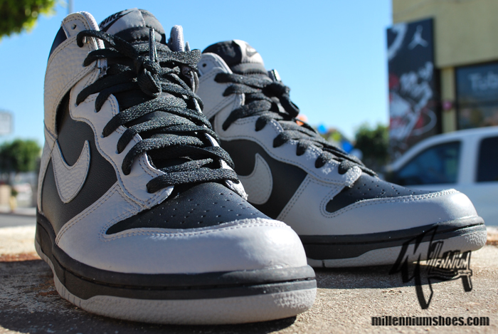 Nike Dunk High February 2012 Medium Grey Black 1