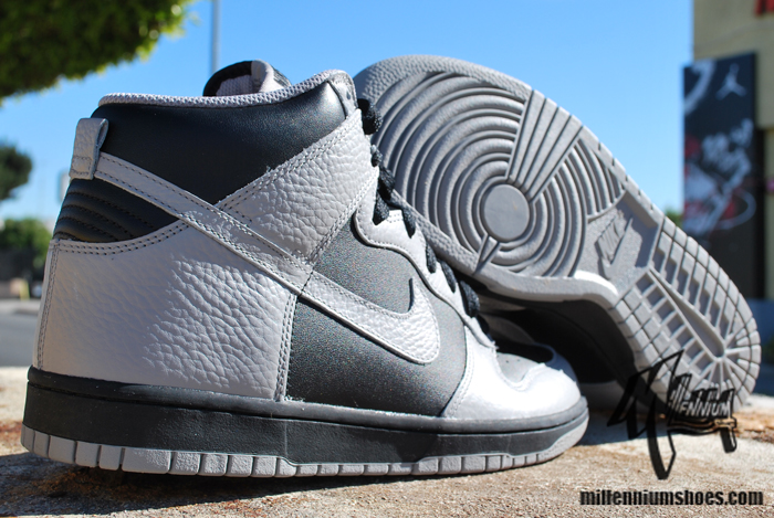 Nike Dunk High February 2012 Medium Grey Black 2