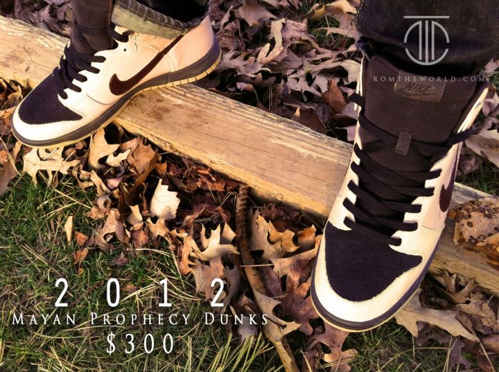 Nike Dunk High Mayan Prophecy Custom By Rom 4