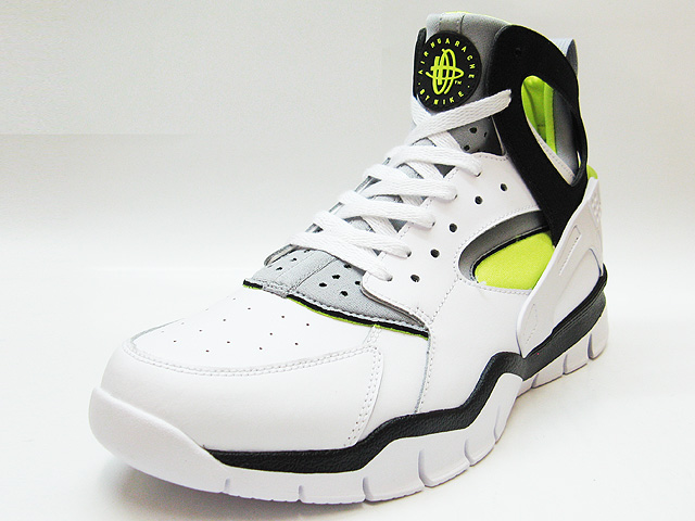 Nike Huarache Free Basketball 2012 White Black Volt Wolf Grey 3