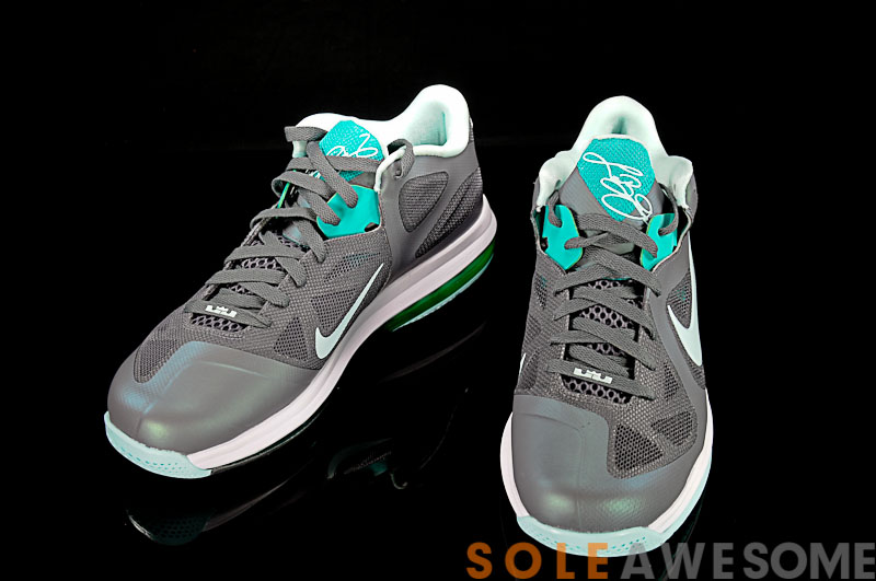 Nike Lebron 9 Low Dark Grey Mint Candy Cool Grey New Green 11