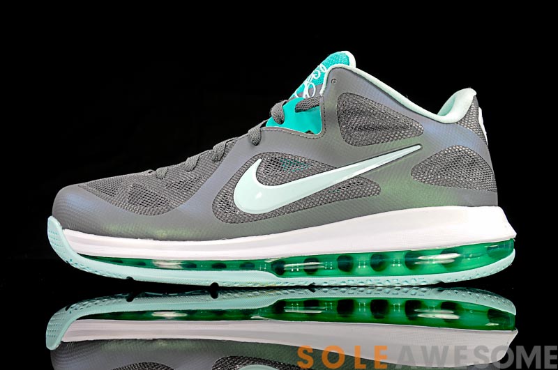 Nike Lebron 9 Low Dark Grey Mint Candy Cool Grey New Green 2