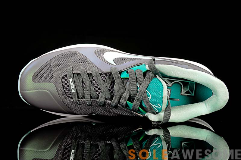 Nike Lebron 9 Low Dark Grey Mint Candy Cool Grey New Green 6