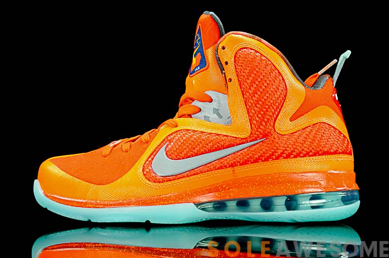 Nike Lebron 9 Total Orange Metallic Silver Team Orange Mint Candy 4