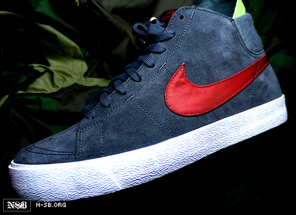 Nike Sb Blazer High Nylon Swoosh 2