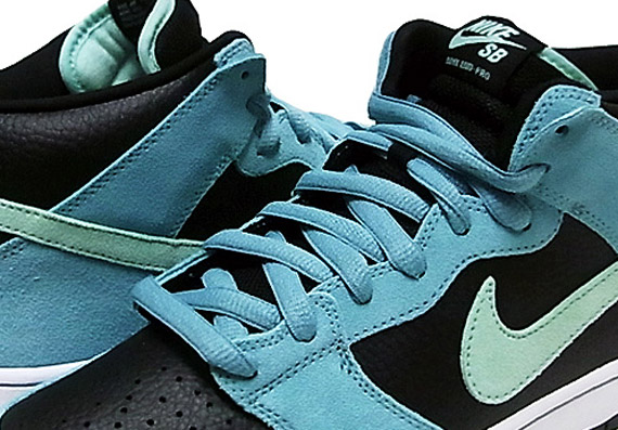 Nike SB Dunk Mid - Black - Medium Mint - Sea Crystal
