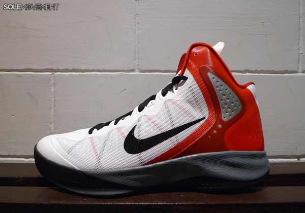 Nike Zoom Hyperenforcer White Cool Grey Sport Red 2