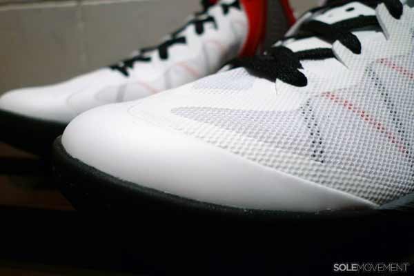Nike Zoom Hyperenforcer White Cool Grey Sport Red 6