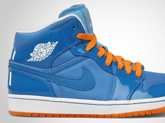 Air Jordan 1 Phat Italy Blue White University Blue Vivid Orange 1