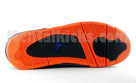 Air Jordan Iv Black Orange Blaze Old Royal 6