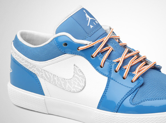 Air Jordan Retro V.1 – White – Italy Blue – University Blue – Vivid Orange