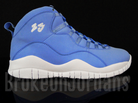 Air Jordan X Uni Blue Sample 11