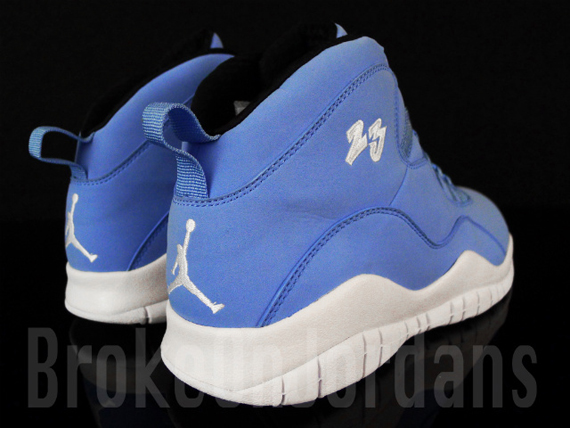 Air Jordan X Uni Blue Sample 13