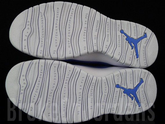 Air Jordan X Uni Blue Sample 6