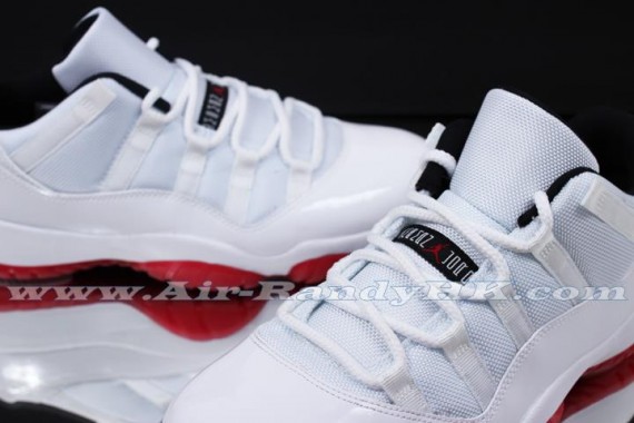 Air Jordan XI Low - White - Black - Varsity Red | New Photos