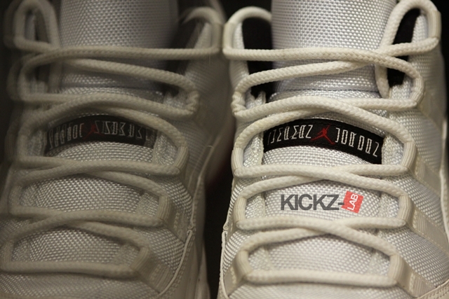 Air Jordan Xi Low White Black Varsity Red Detailed Images 20