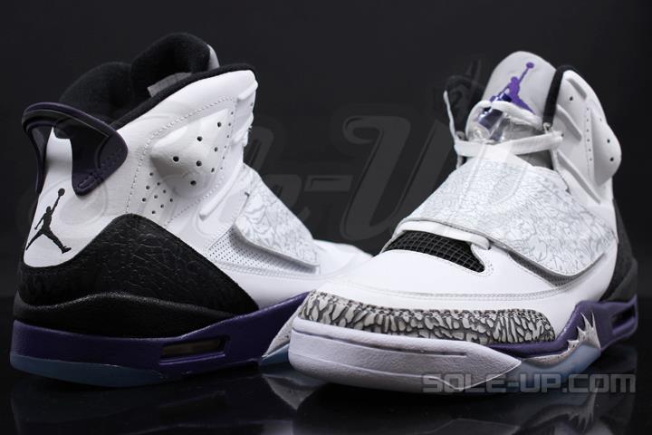 Jordan Spizike White Club Purple Cool Grey Black 1