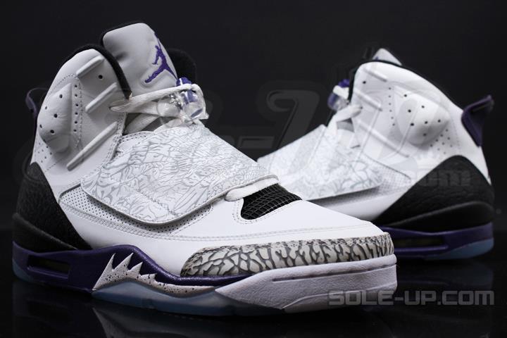 Jordan Spizike White Club Purple Cool Grey Black 3