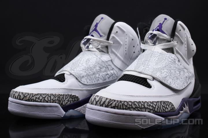 Jordan Spizike White Club Purple Cool Grey Black 4