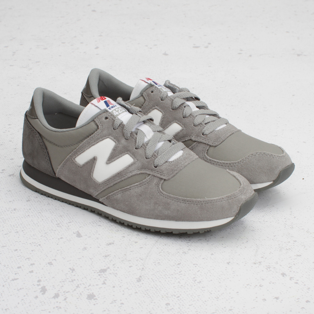 K Way New Balance 420 Grey 1