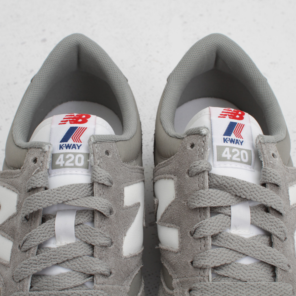 K Way New Balance 420 Grey 2