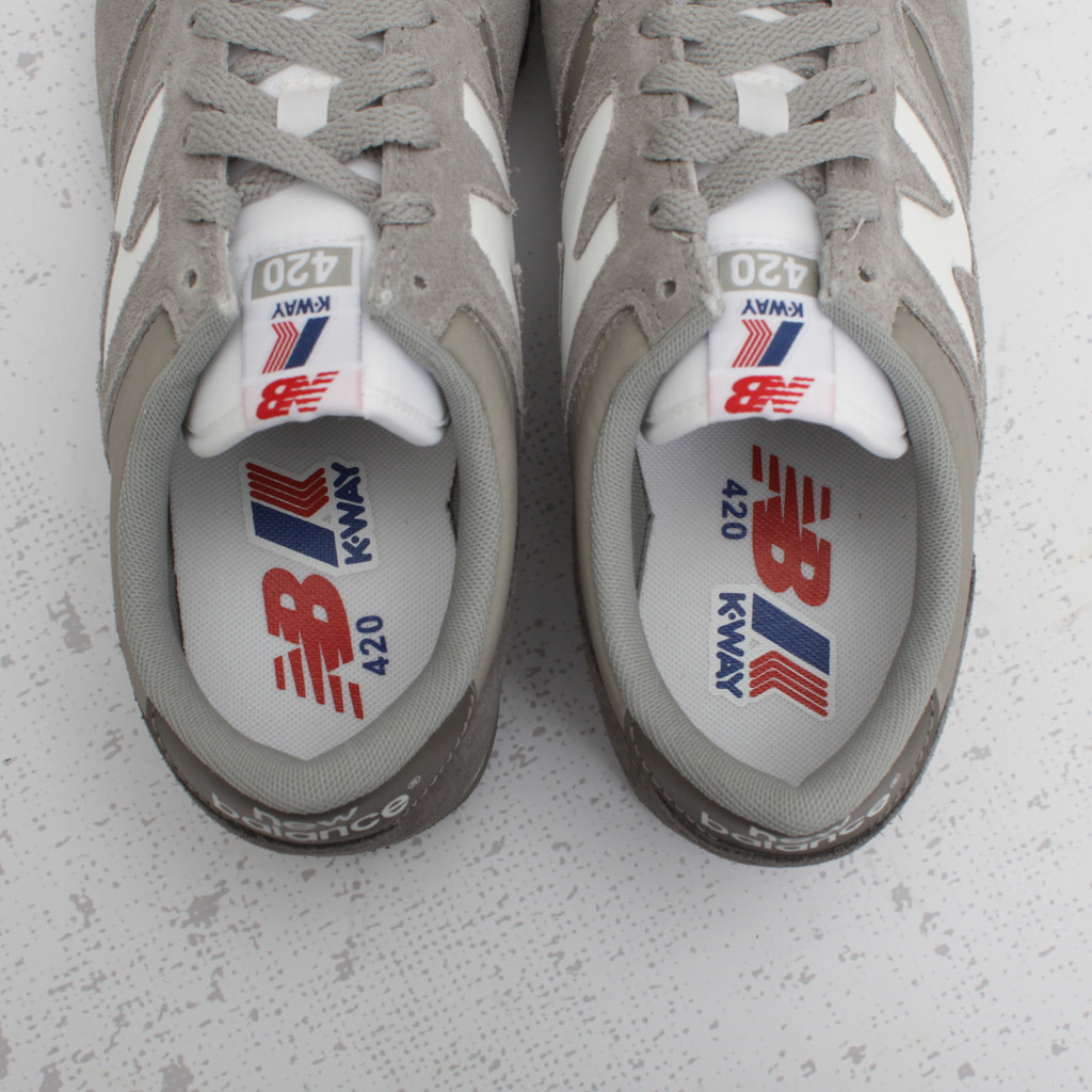 K Way New Balance 420 Grey 3
