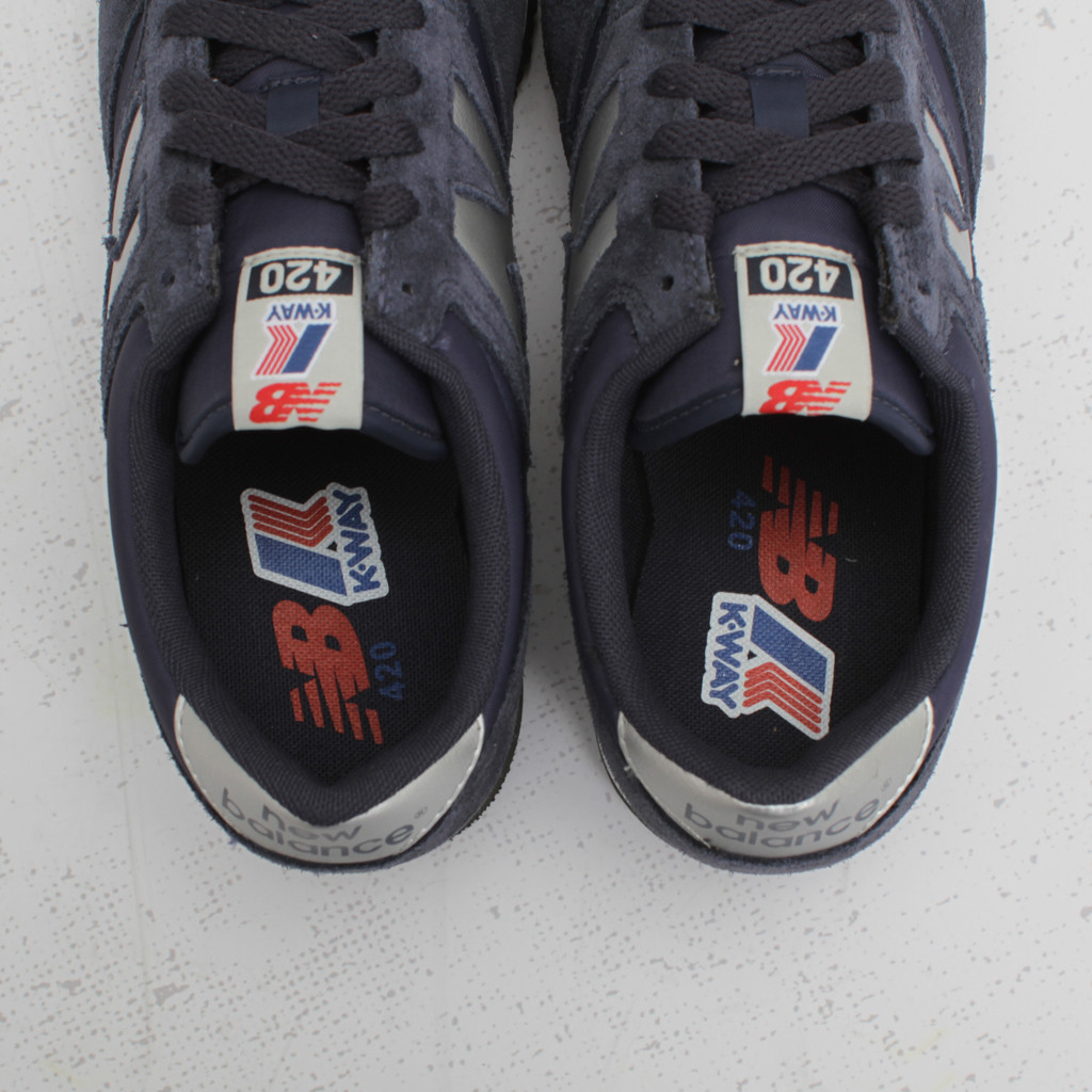K Way New Balance 420 Navy 3