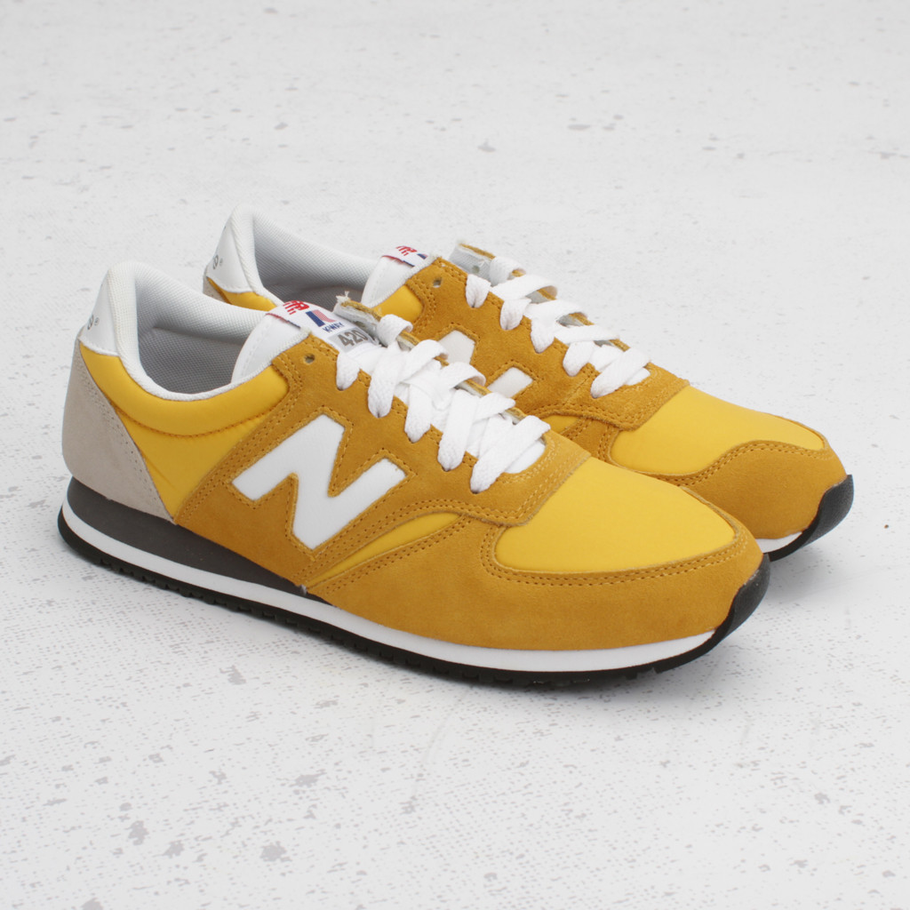 K Way New Balance 420 Yellow 1