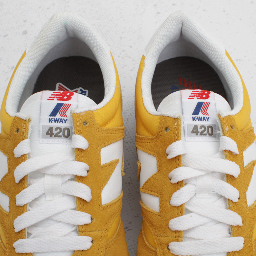 K Way New Balance 420 Yellow 2