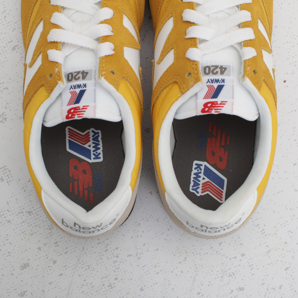 K Way New Balance 420 Yellow 3