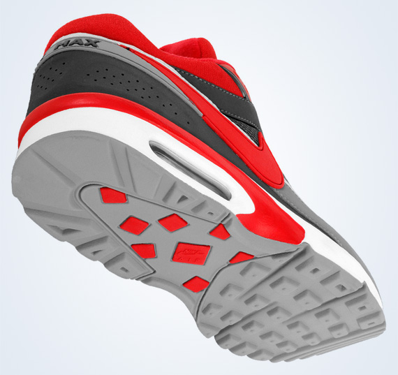 Nike Air Classic Bw Anthracite University Red 3